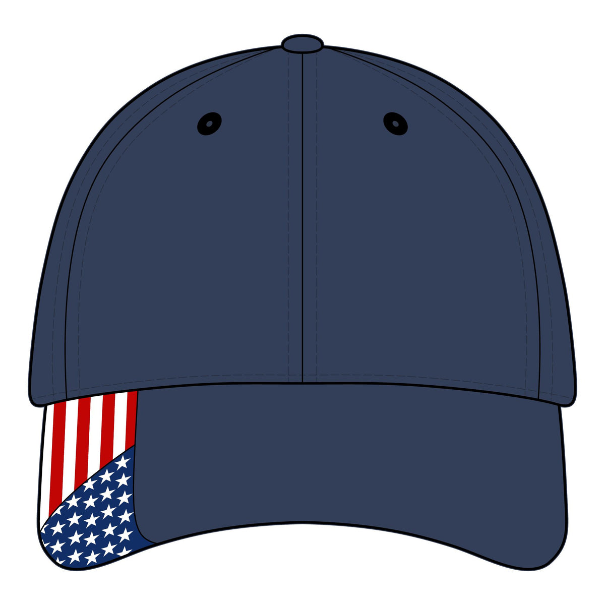 Country Java USA Flag Mesh Cap