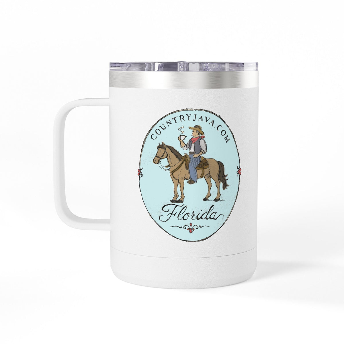 Country Java Tumbler Mug (15oz)